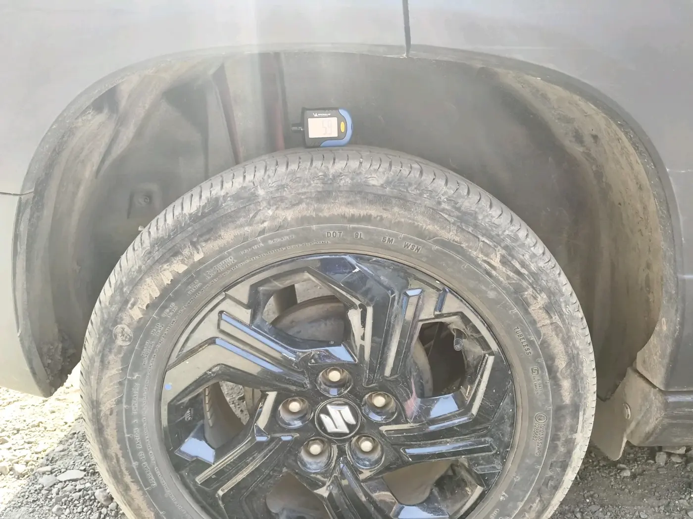 2023 Maruti BREZZA ZXI, Petrol, Manual, 20,811 km, tyre