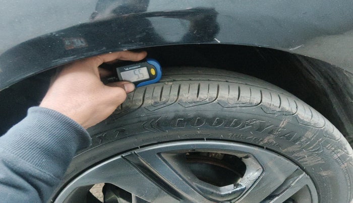 2022 Tata ALTROZ XTA DARK EDTION, Petrol, Automatic, 18,671 km, tyre