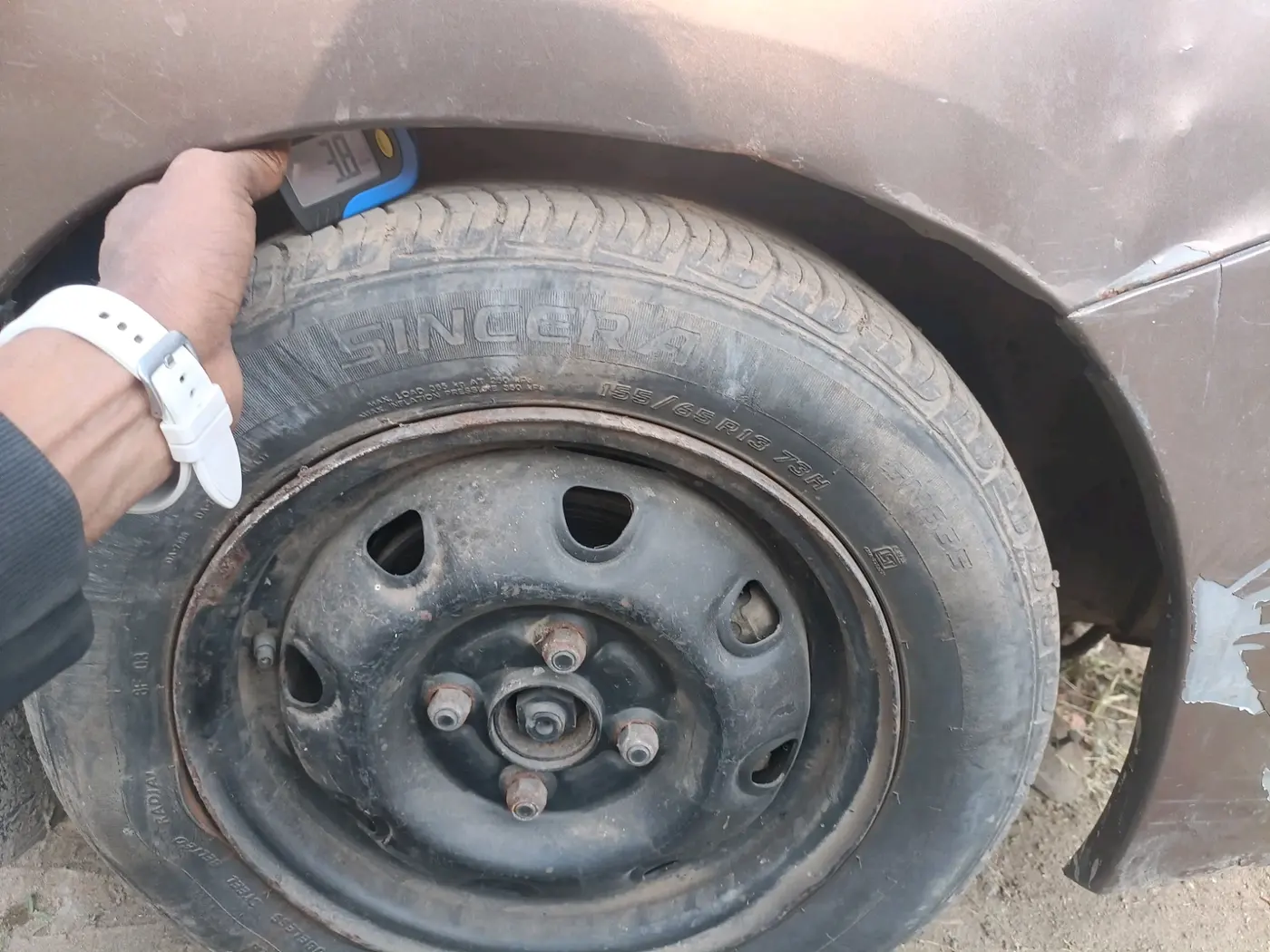 2012 Maruti Zen Estilo VXI, Petrol, Manual, 62,000 km, tyre