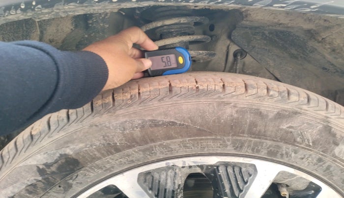 2021 Maruti Vitara Brezza VXI, Petrol, Manual, 1,43,996 km, tyre