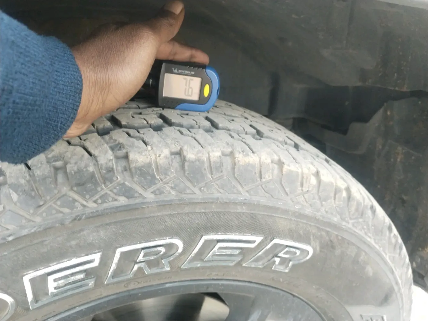 2021 Mahindra Thar LX PETROL HT 4WD AT, Petrol, Automatic, 49,500 km, tyre