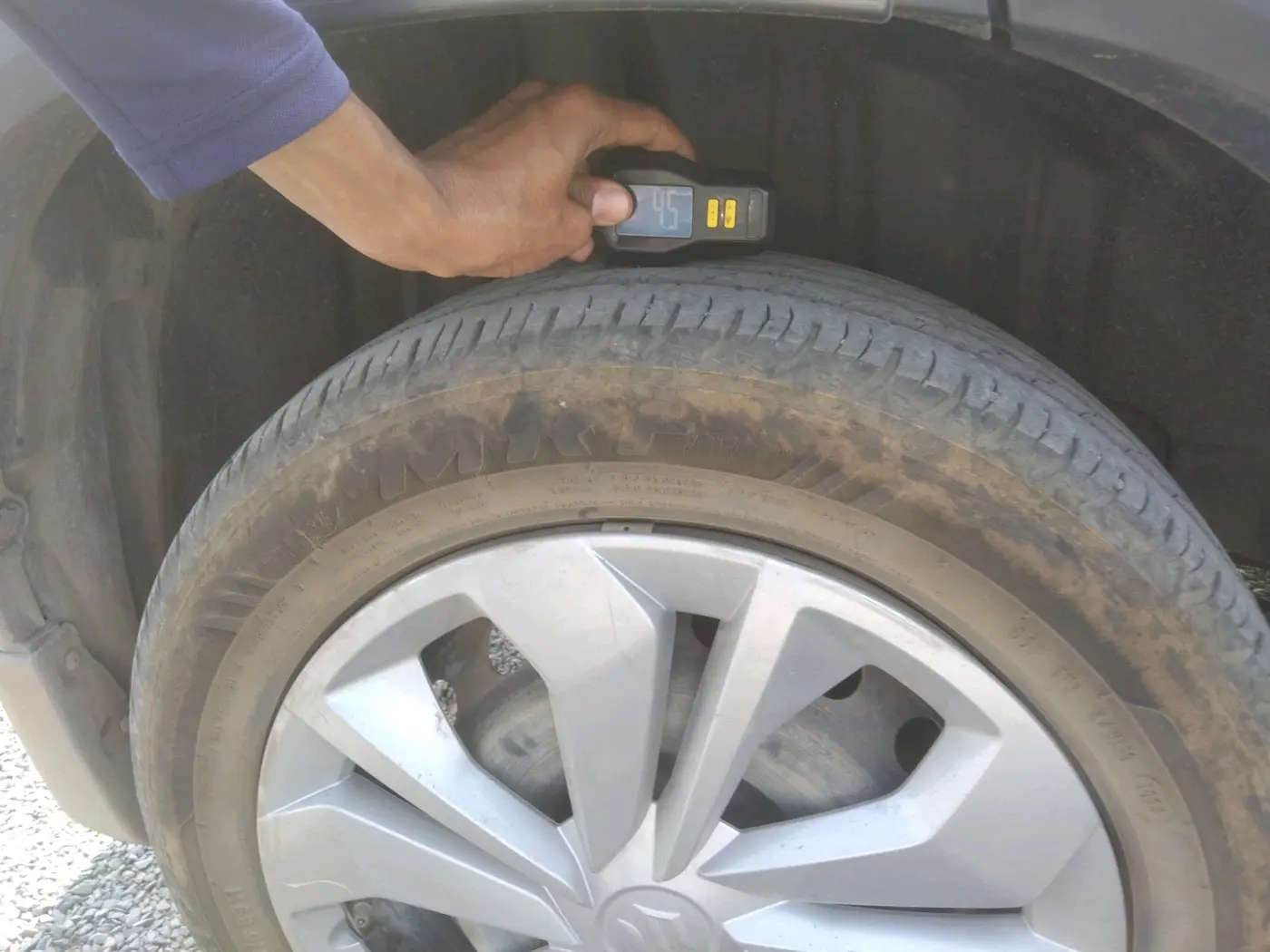 2024 Maruti FRONX SIGMA CNG 1.2 MT, CNG, Manual, 74,427 km, tyre