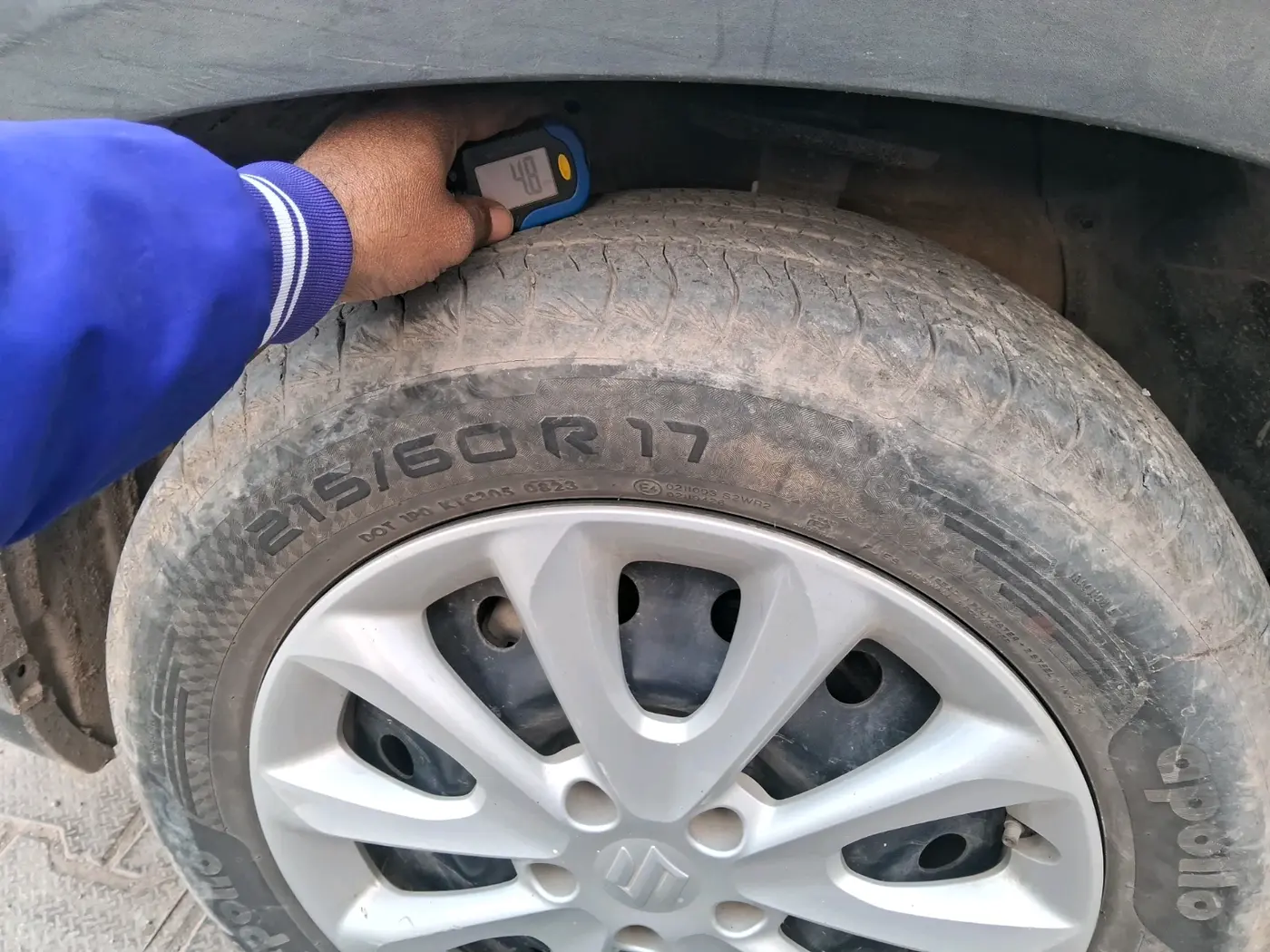 2023 Maruti Grand Vitara DELTA CNG, CNG, Manual, 57,244 km, tyre