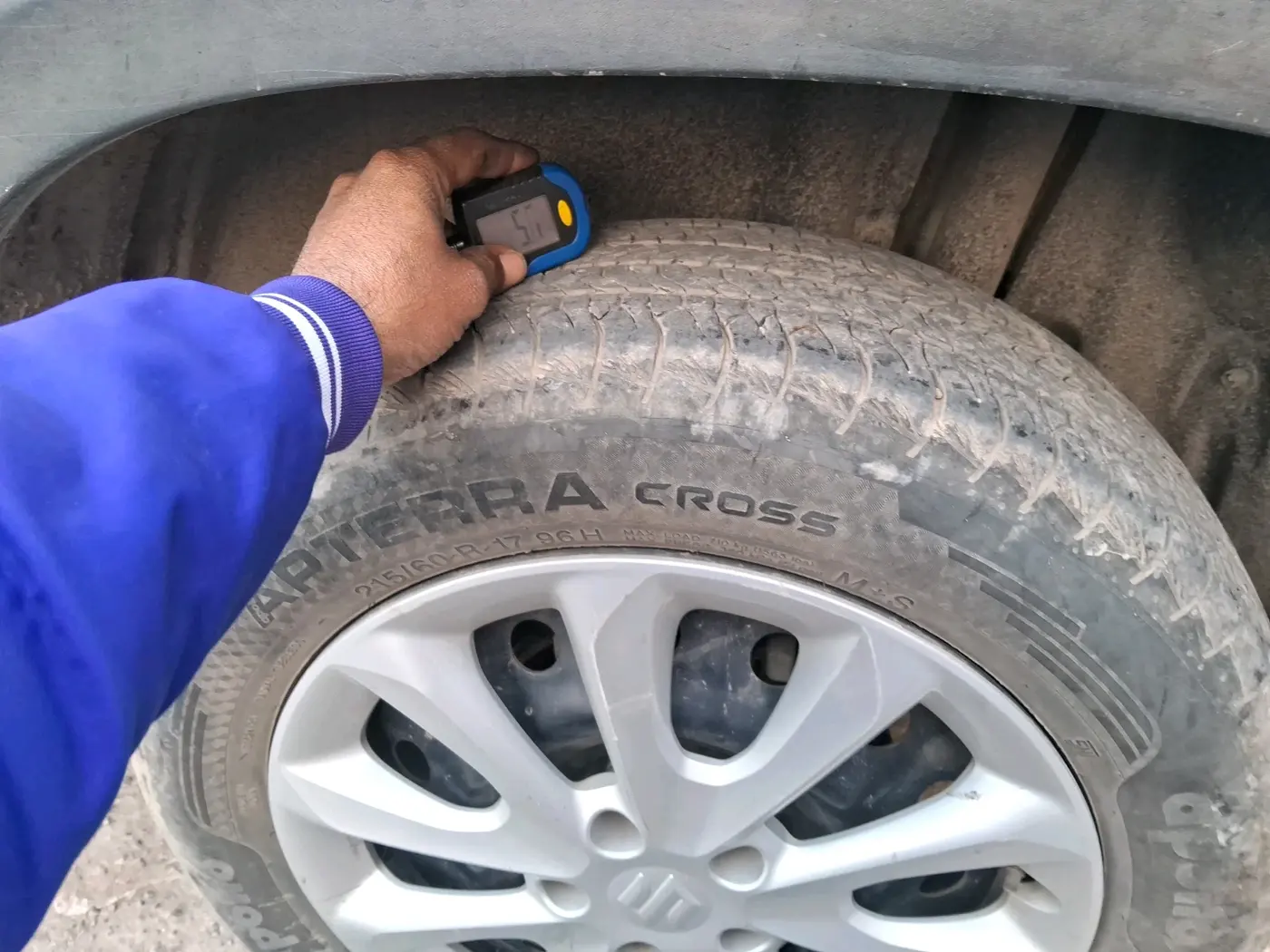 2023 Maruti Grand Vitara DELTA CNG, CNG, Manual, 57,244 km, tyre