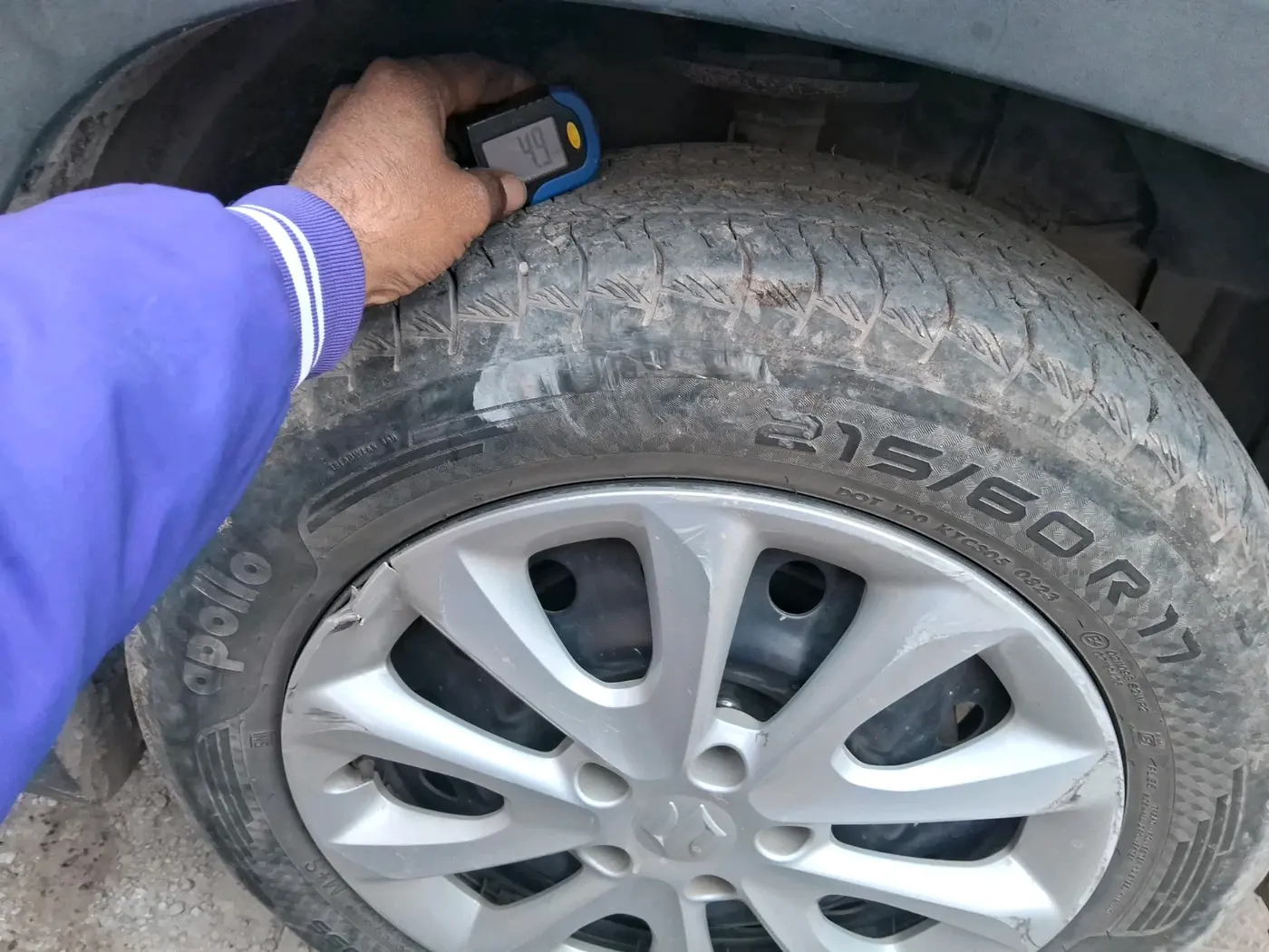 2023 Maruti Grand Vitara DELTA CNG, CNG, Manual, 57,244 km, tyre
