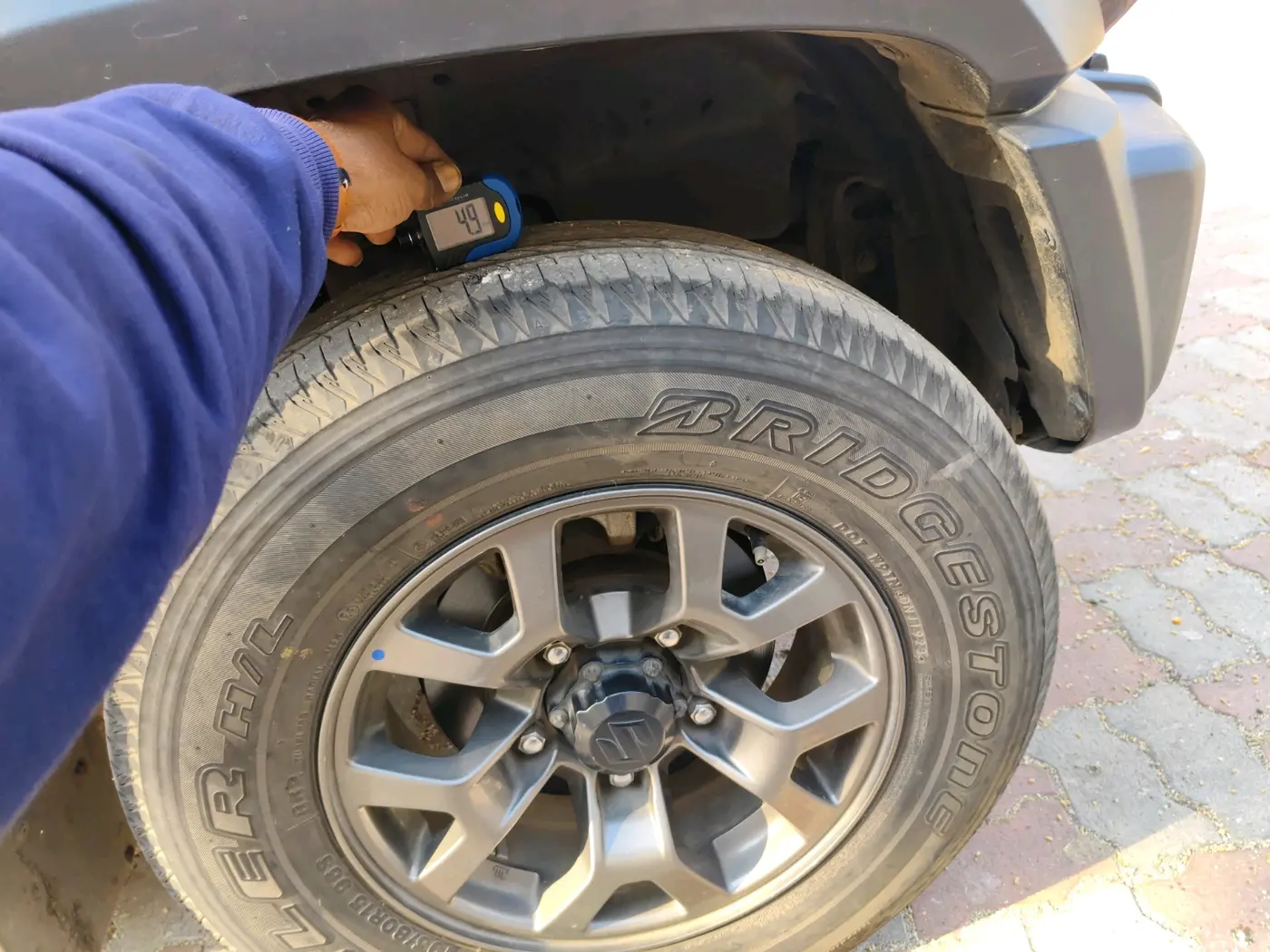 2023 Maruti JIMNY ALPHA ALL GRIP PRO AT, CNG, Automatic, 22,041 km, tyre