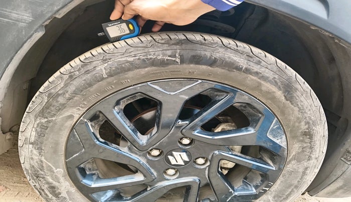 2024 Maruti FRONX DELTA PLUS 1.2L AGS, Petrol, Automatic, 10,672 km, tyre