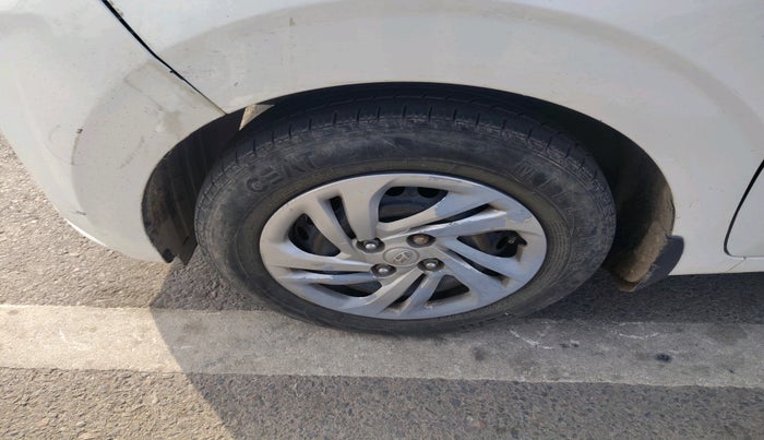 2021 Hyundai AURA S 1.2 CNG, Petrol, Manual, 1,25,910 km, tyre