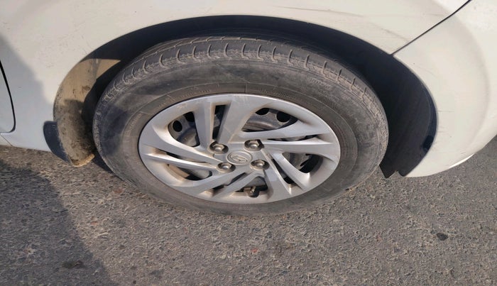 2021 Hyundai AURA S 1.2 CNG, Petrol, Manual, 1,25,910 km, tyre