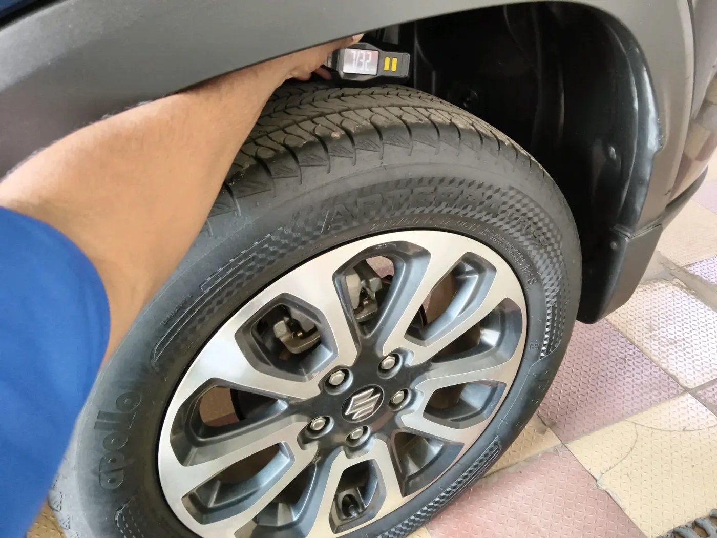 2022 Maruti Grand Vitara ALPHA SMART HYBRID, Petrol, Manual, 20,534 km, tyre