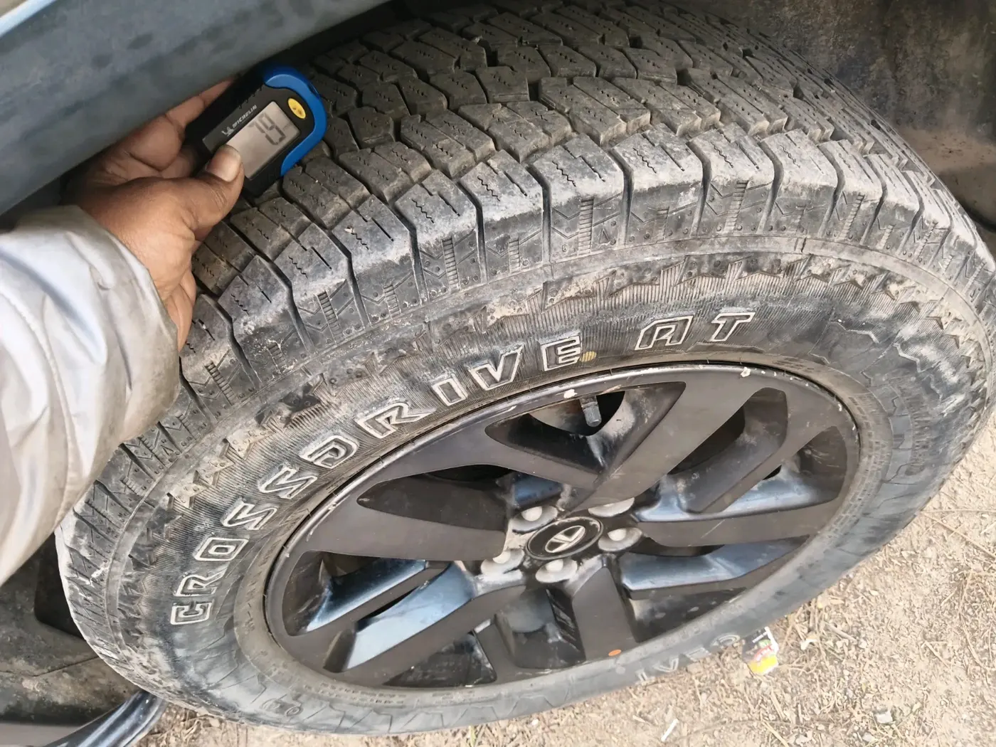 2022 Tata Harrier XZ PLUS 2.0L KAZIRANGA, Diesel, Manual, 93,298 km, tyre