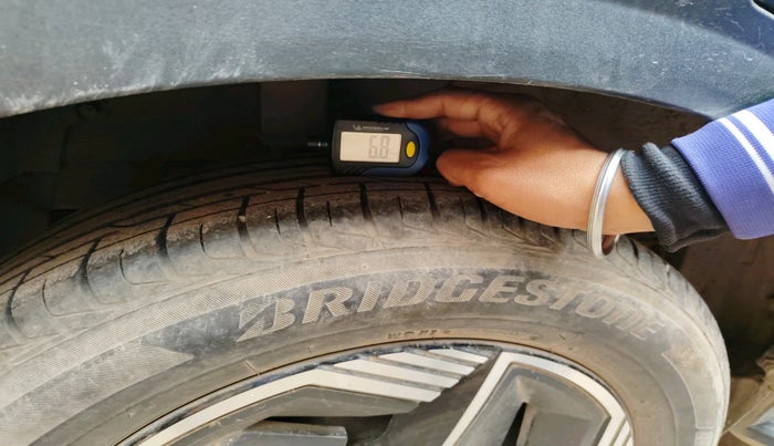 2024 Tata NEXON CREATIVE+ SUNROOF AMT 1.2 PETROL, Petrol, Automatic, 23,377 km, tyre