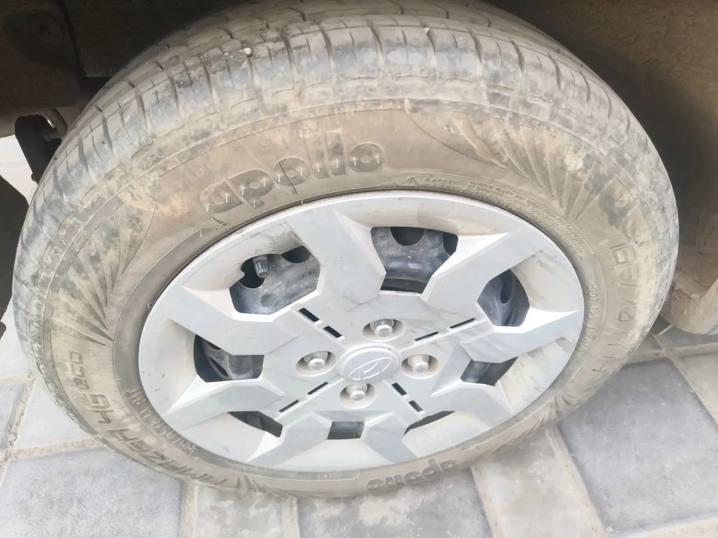 2023 Hyundai EXTER S 1.2 CNG MT, CNG, Manual, 20,437 km, tyre