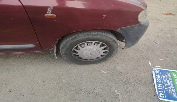 2012 Maruti Alto LXI CNG, Petrol, Manual, 84,717 km, tyre