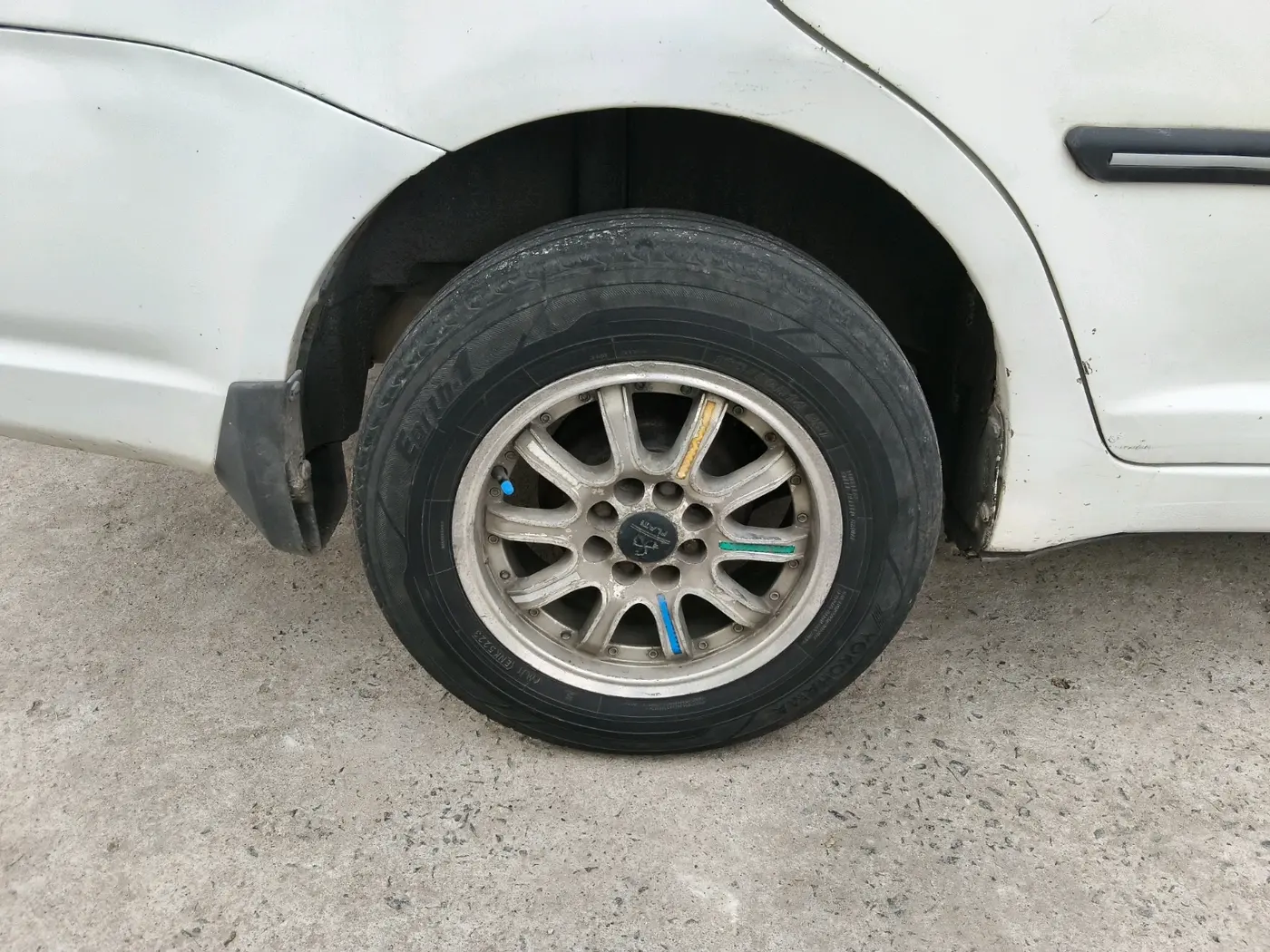 2014 Maruti Swift Dzire LDI, Diesel, Manual, 2,23,880 km, tyre