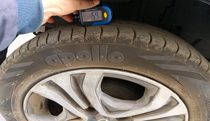 2022 Tata TIGOR XZ PLUS CNG, Petrol, Manual, 69,965 km, tyre