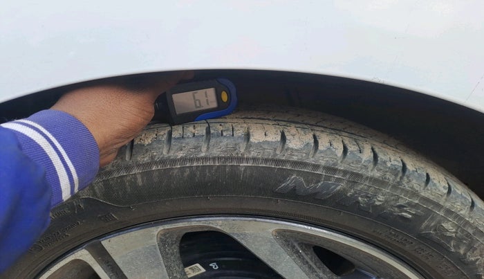 2023 Hyundai AURA SX 1.2 CNG, Petrol, Manual, 22,234 km, tyre