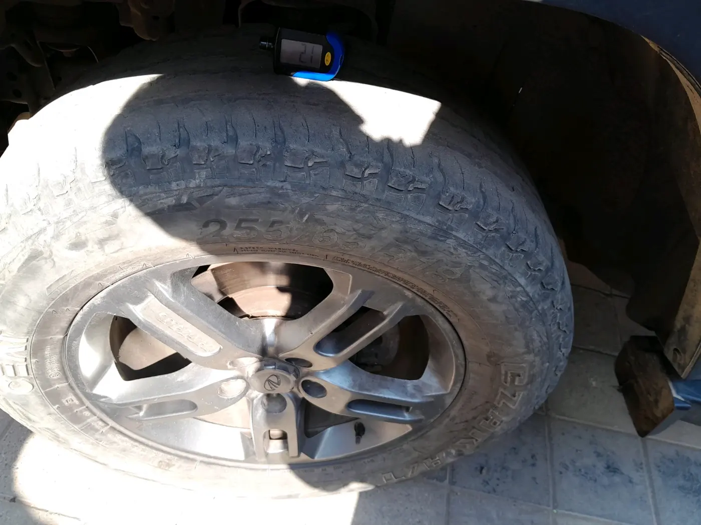 2021 Mahindra Thar LX PETROL HT 4WD AT, Petrol, Automatic, 71,230 km, tyre