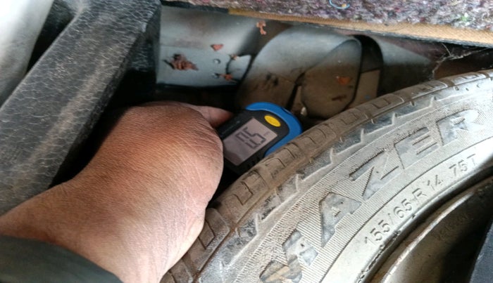 2014 Maruti Wagon R 1.0 VXI, Petrol, Manual, 61,412 km, tyre