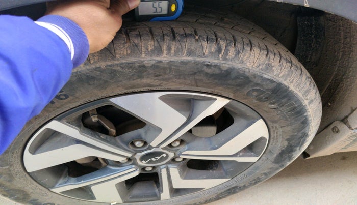 2022 KIA SONET HTX 1.0 IMT, Petrol, Manual, 45,789 km, tyre