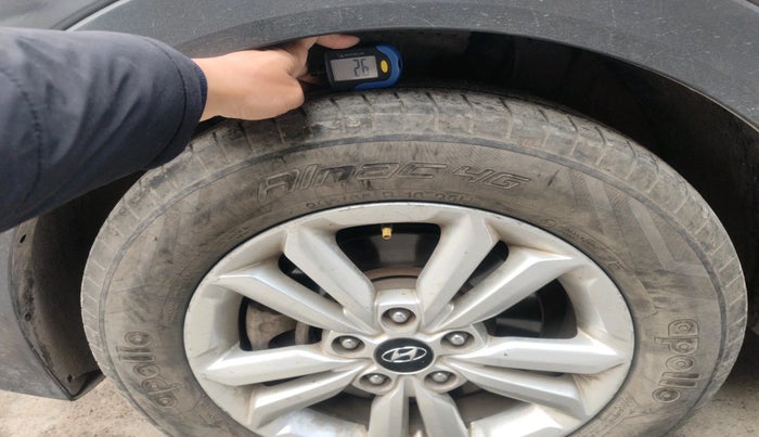 2017 Hyundai Creta SX PLUS 1.6 PETROL, Petrol, Manual, 1,55,387 km, tyre