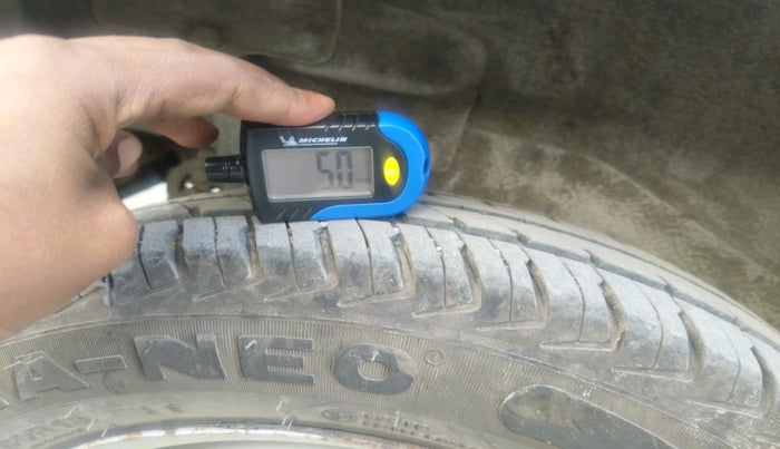 2018 Maruti Wagon R 1.0 LXI, CNG, Manual, 92,470 km, tyre