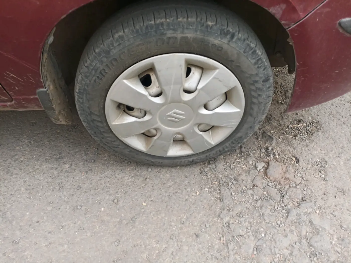 2012 Maruti Alto K10 LXI, Petrol, Manual, 81,118 km, tyre
