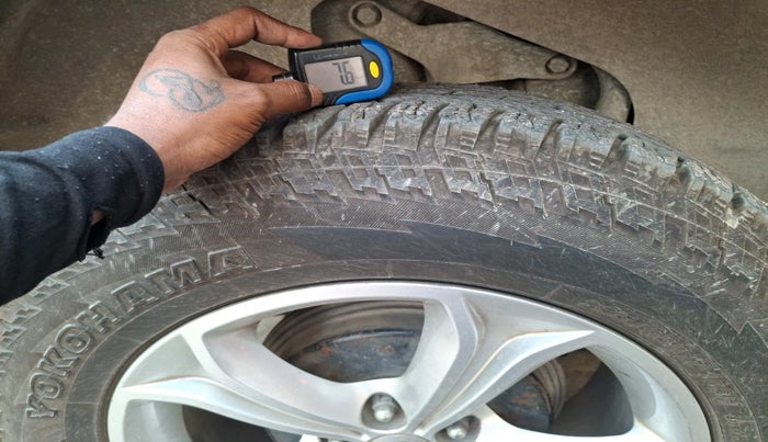 2019 Tata Harrier XZ 2.0L, Diesel, Manual, 1,23,885 km, tyre