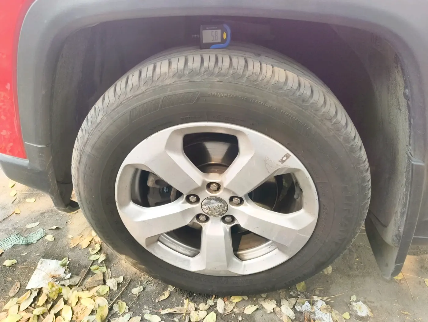 2017 Jeep Compass LONGITUDE (O) 2.0 DIESEL, Diesel, Manual, 50,317 km, tyre