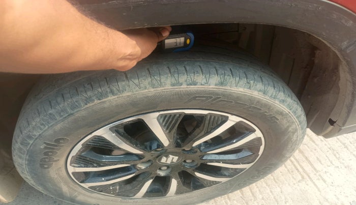 2021 Maruti Vitara Brezza ZXI PLUS DUAL TONE, Petrol, Manual, 76,253 km, tyre