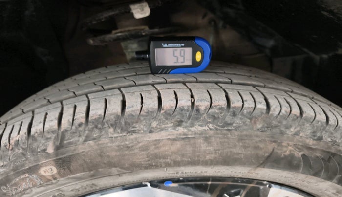 2023 Maruti BREZZA ZXI + SMART HYBRID, Petrol, Manual, 19,045 km, tyre