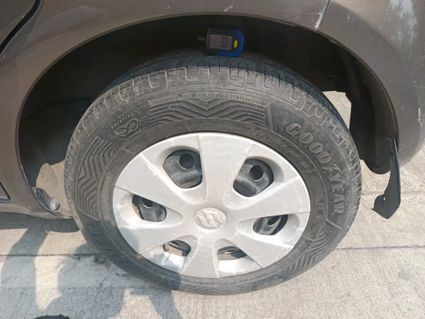 2014 Maruti Ritz VXI, Petrol, Manual, 45,760 km, tyre