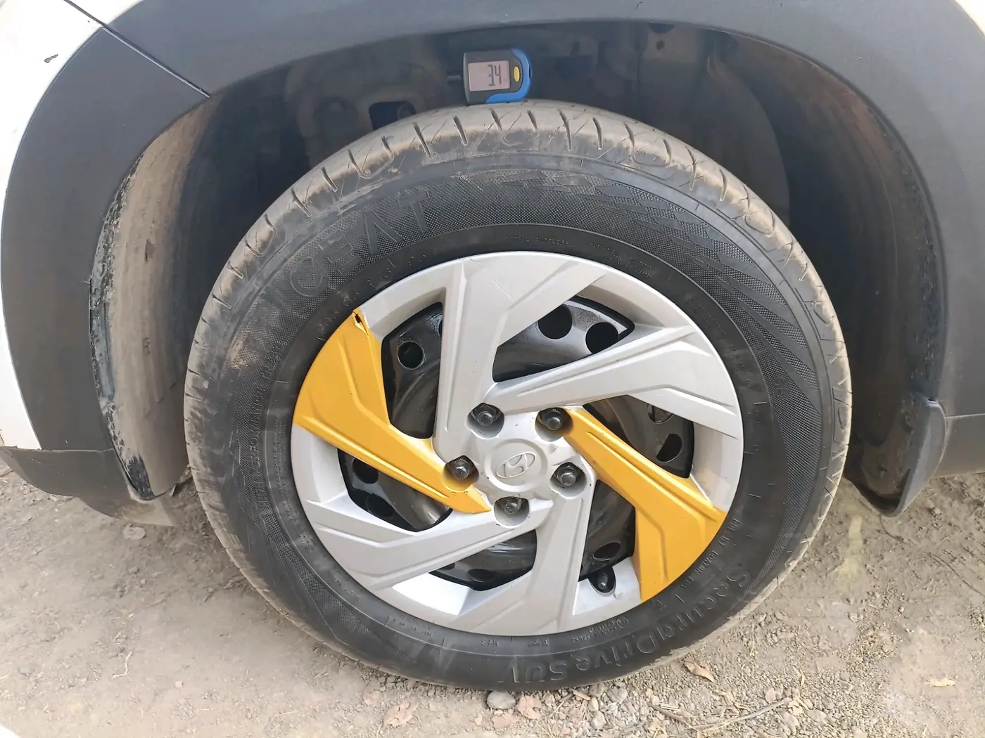 2020 Hyundai Creta EX 1.5 DIESEL, Diesel, Manual, 65,064 km, tyre