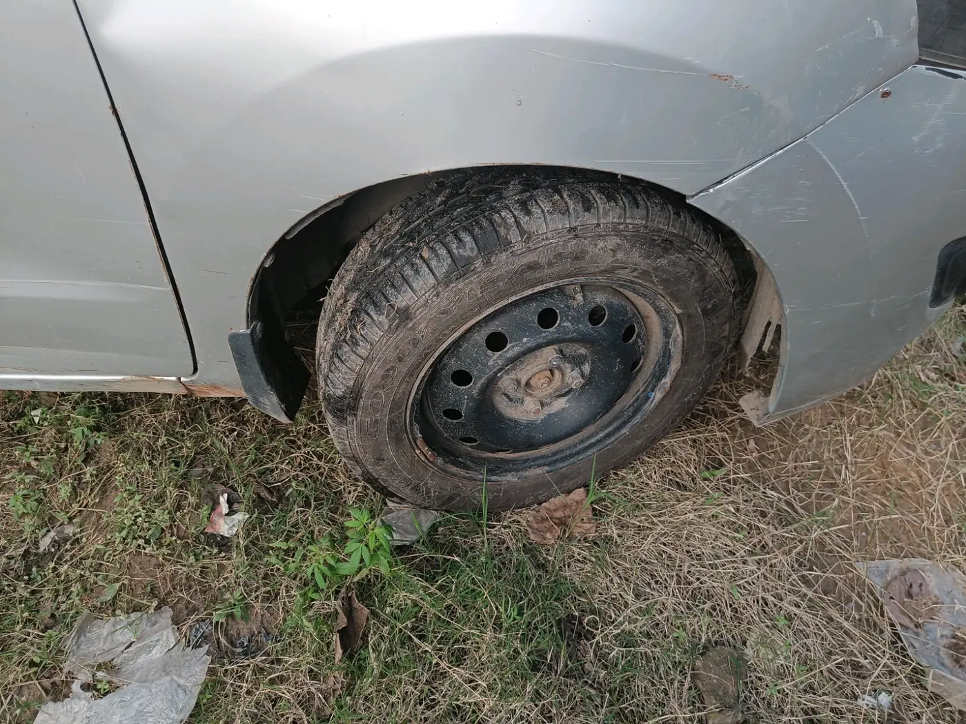 2018 Maruti Wagon R 1.0 LXI CNG, CNG, Manual, 66,369 km, tyre