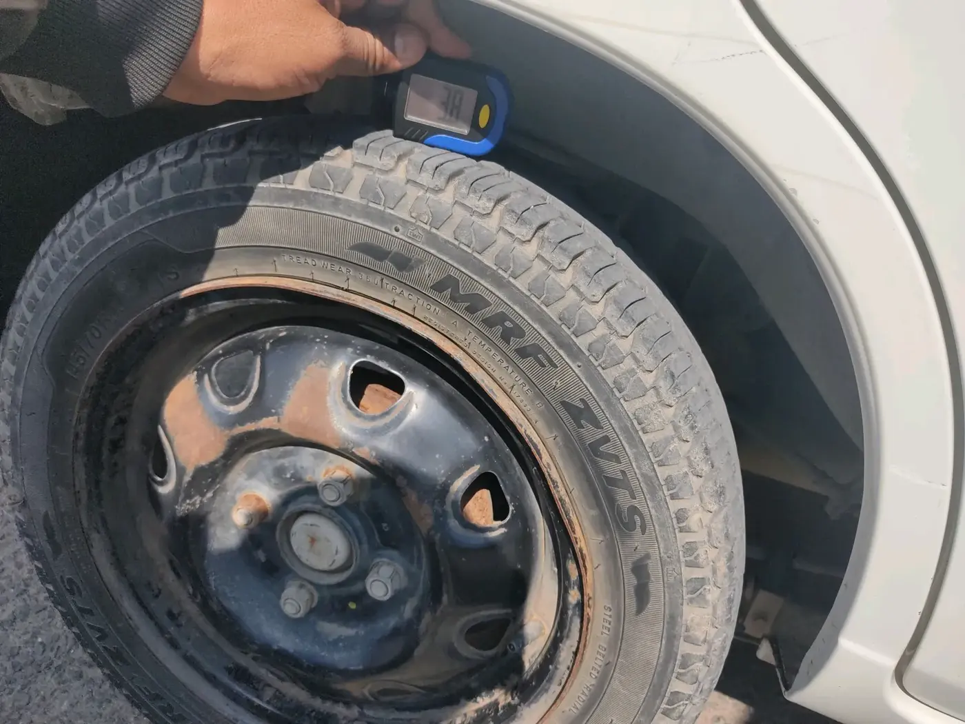 2011 Maruti Alto K10 VXI, Petrol, Manual, 57,000 km, tyre