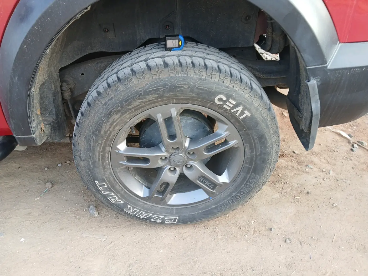 2020 Mahindra Thar AX P MT 4WD ST, Petrol, Manual, 25,875 km, tyre