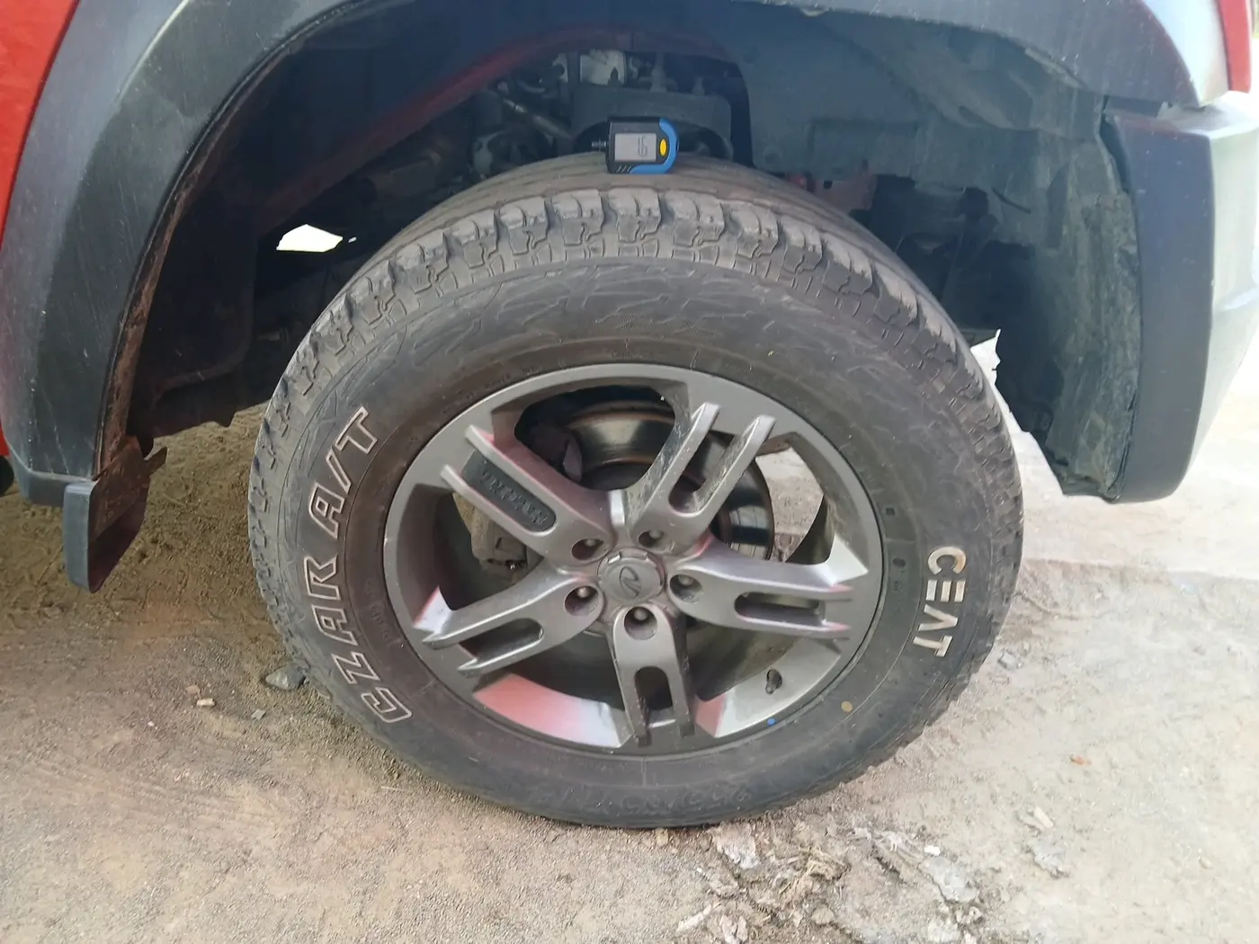 2020 Mahindra Thar AX P MT 4WD ST, Petrol, Manual, 25,875 km, tyre