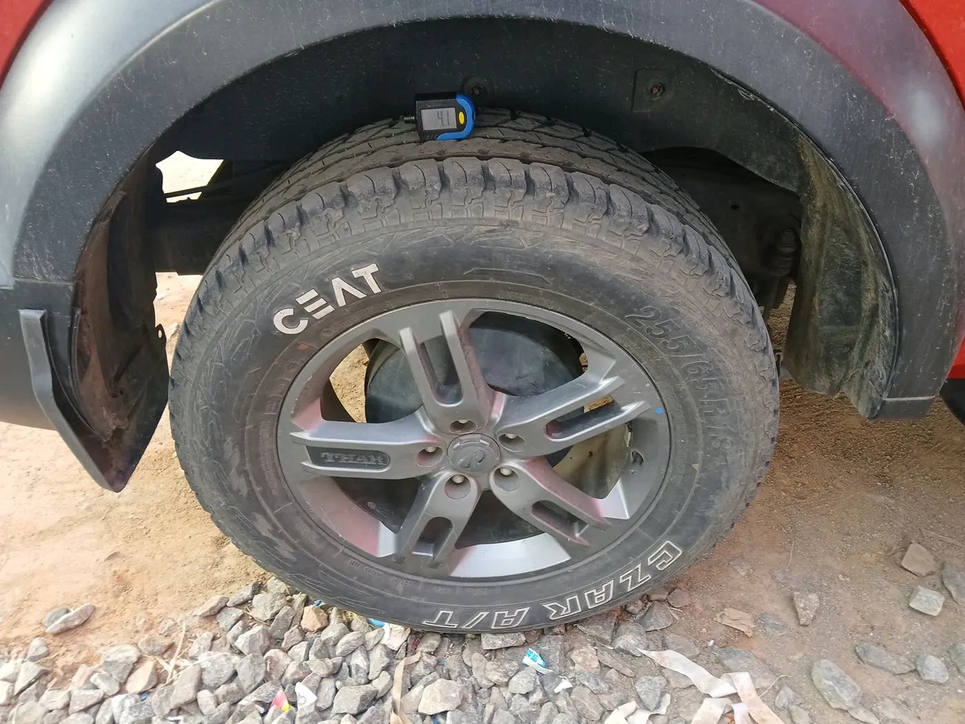 2020 Mahindra Thar AX P MT 4WD ST, Petrol, Manual, 25,875 km, tyre