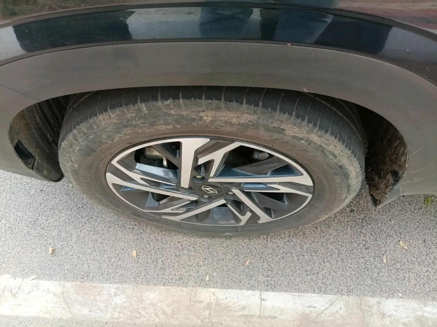 2024 Hyundai Creta SX 1.5 PETROL, Petrol, Manual, 53,753 km, tyre