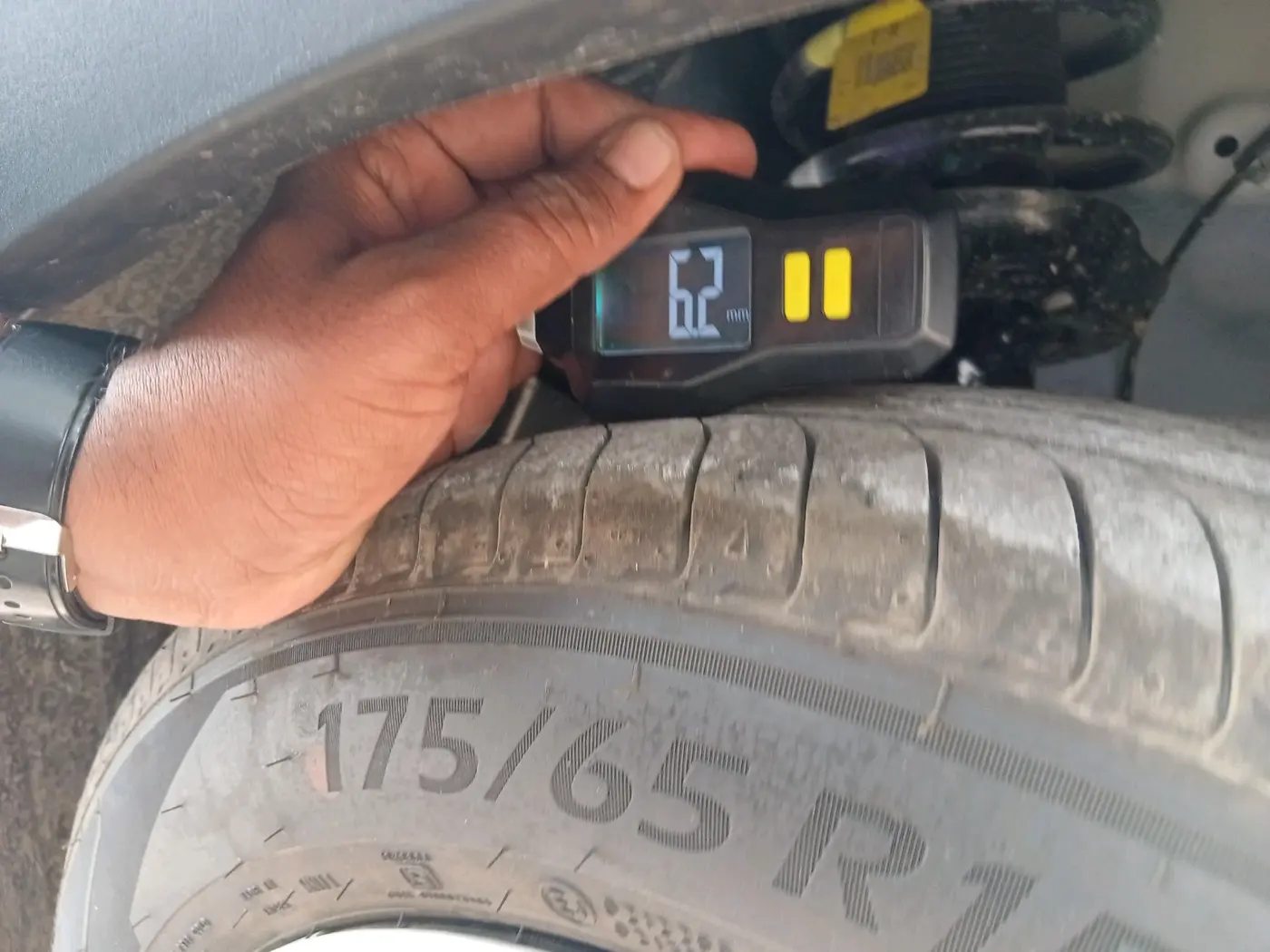 2025 Hyundai EXTER SX 1.2 MT Hy-CNG Duo , CNG, Manual, 462 km, tyre