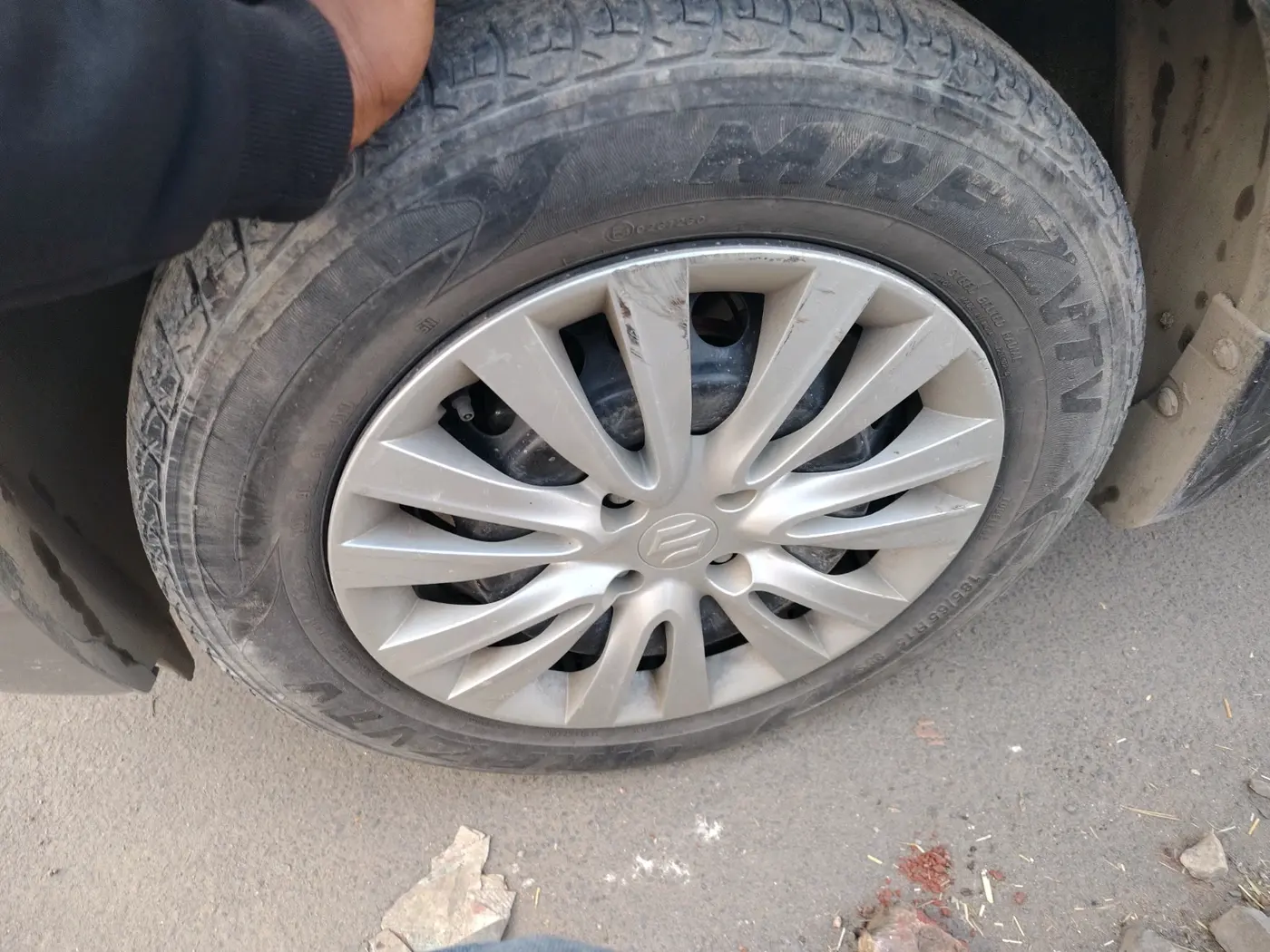 2019 Maruti Baleno DELTA PETROL 1.2, Petrol, Manual, 55,139 km, tyre