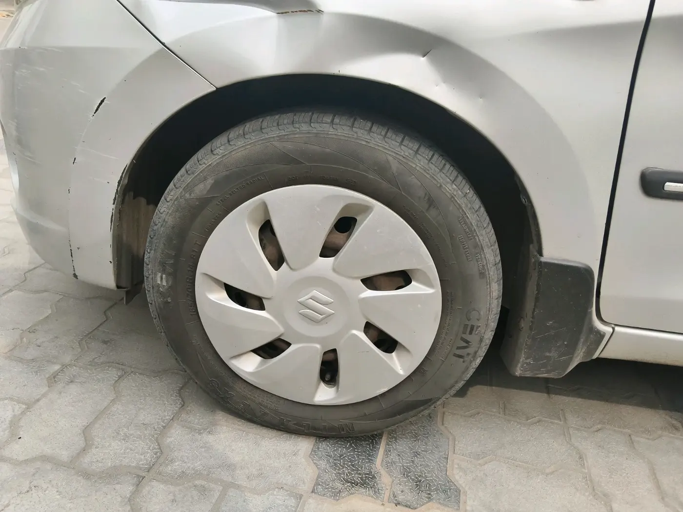2015 Maruti Celerio VXI, Petrol, Manual, 70,000 km, tyre