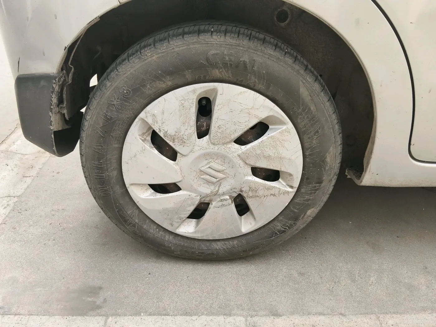 2015 Maruti Celerio VXI, Petrol, Manual, 70,000 km, tyre