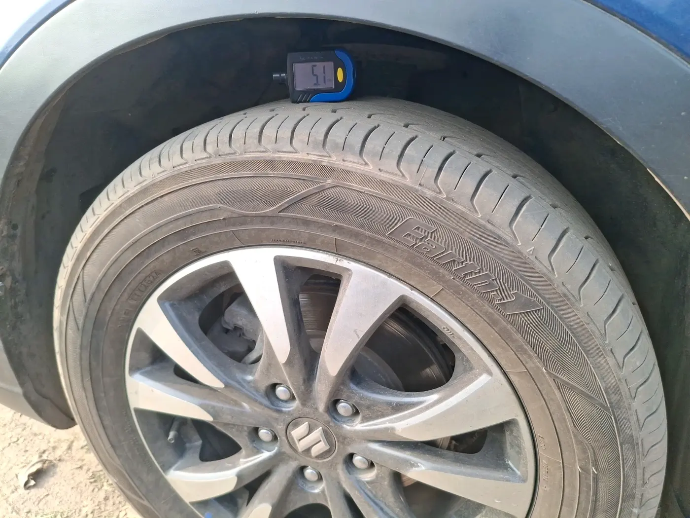 2022 Maruti S Cross ZETA 1.5, Petrol, Manual, 78,276 km, tyre