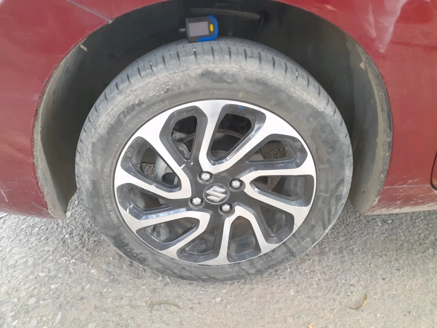 2023 Maruti Baleno ALPHA PETROL 1.2, Petrol, Manual, 24,597 km, tyre