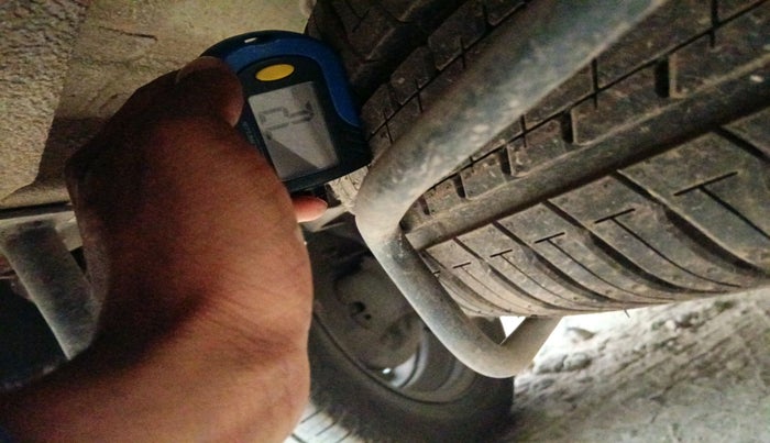 2023 Maruti Ertiga LXi (O), Petrol, Manual, 7,825 km, tyre