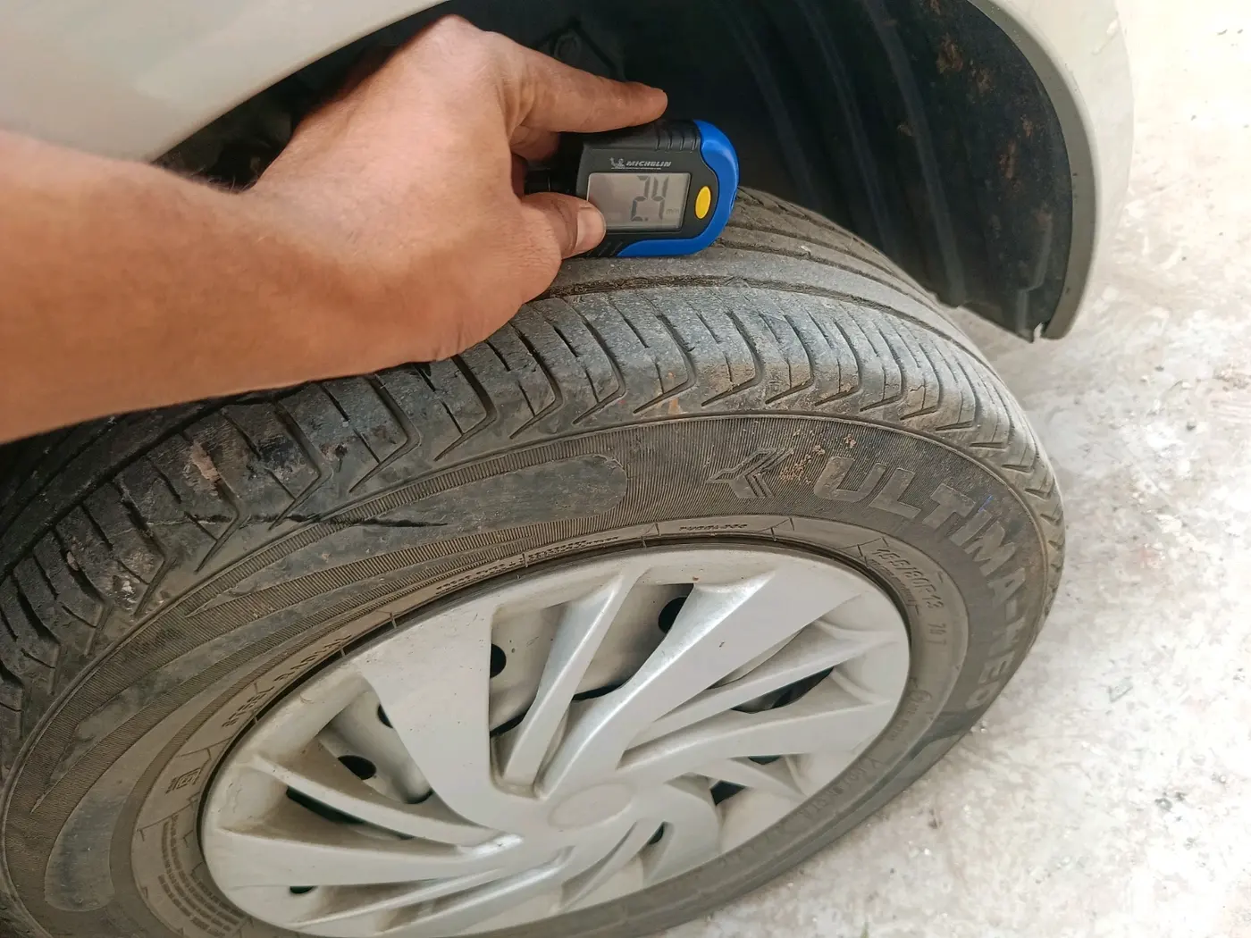 2023 Maruti New Wagon-R LXI CNG 1.0, CNG, Manual, 39,433 km, tyre