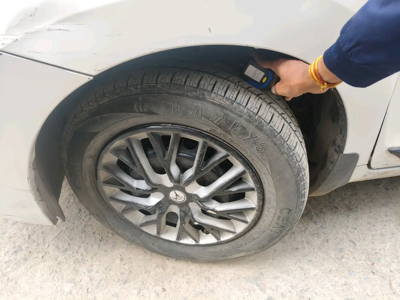 2017 Maruti Baleno DELTA CVT PETROL 1.2, Petrol, Automatic, 78,359 km, tyre