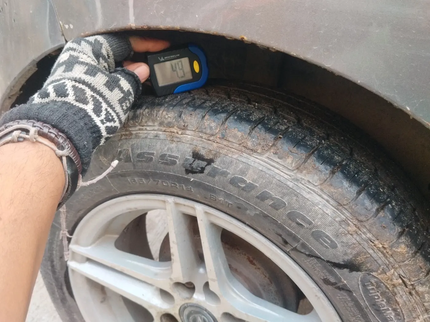 2018 Maruti Celerio VXI CNG, CNG, Manual, 97,108 km, tyre