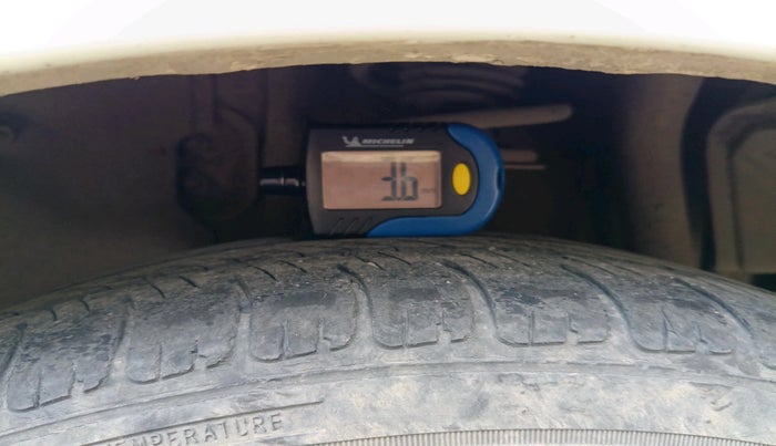 2016 Tata Tiago XT PETROL, Petrol, Manual, 1,26,436 km, tyre